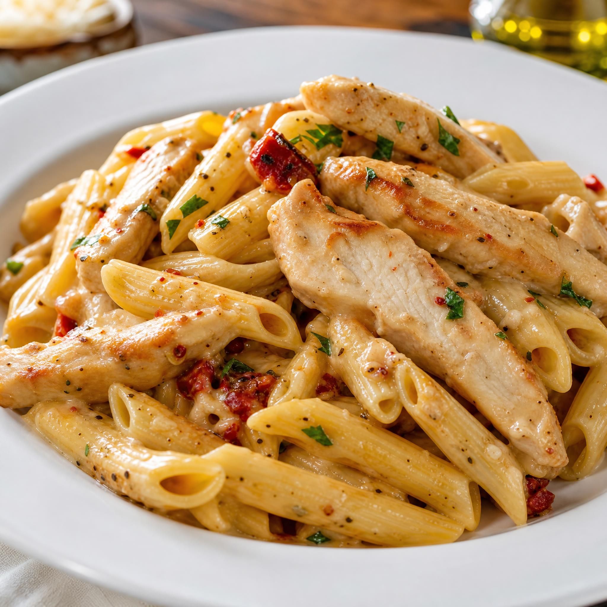 Pâtes au poulet
