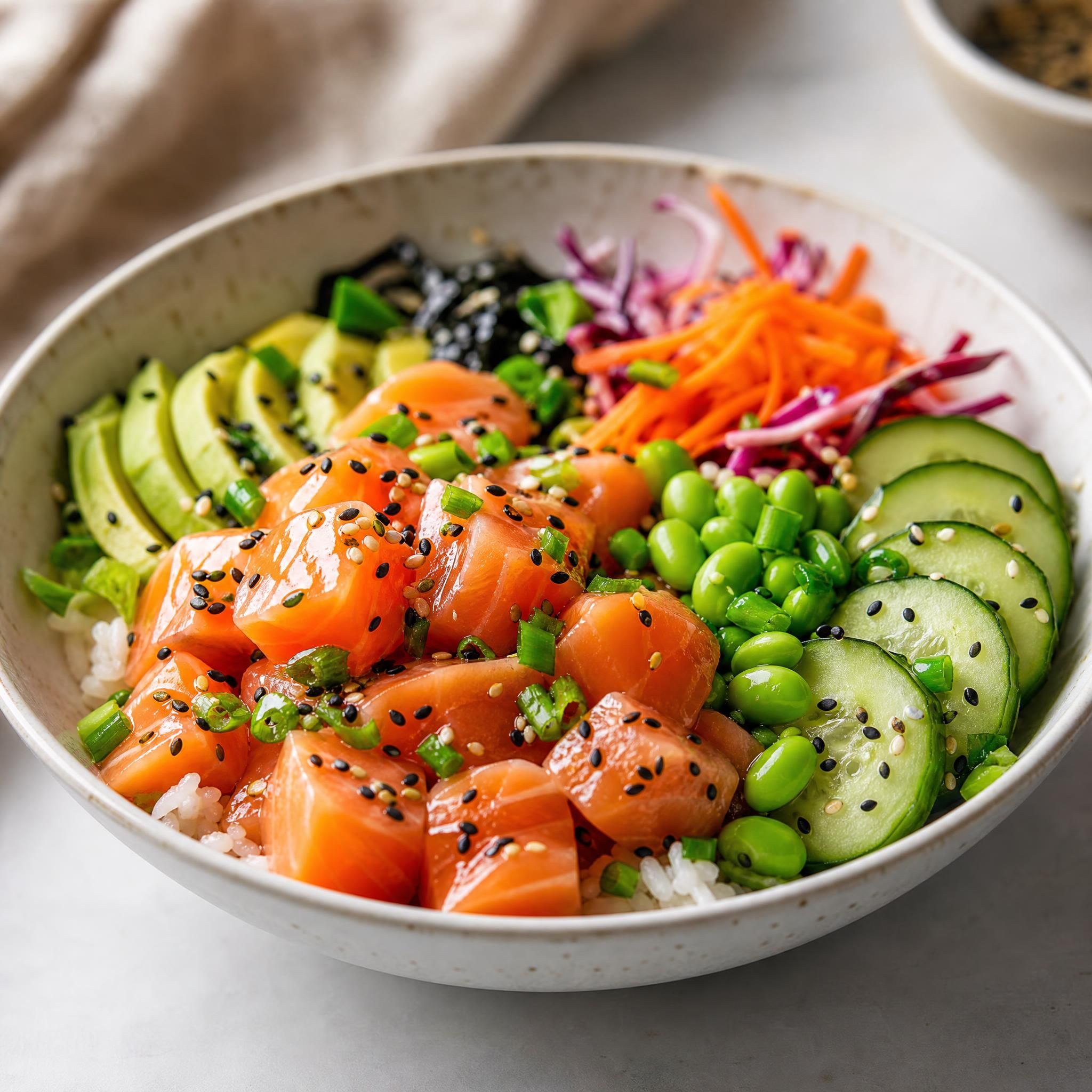 Poké saumon