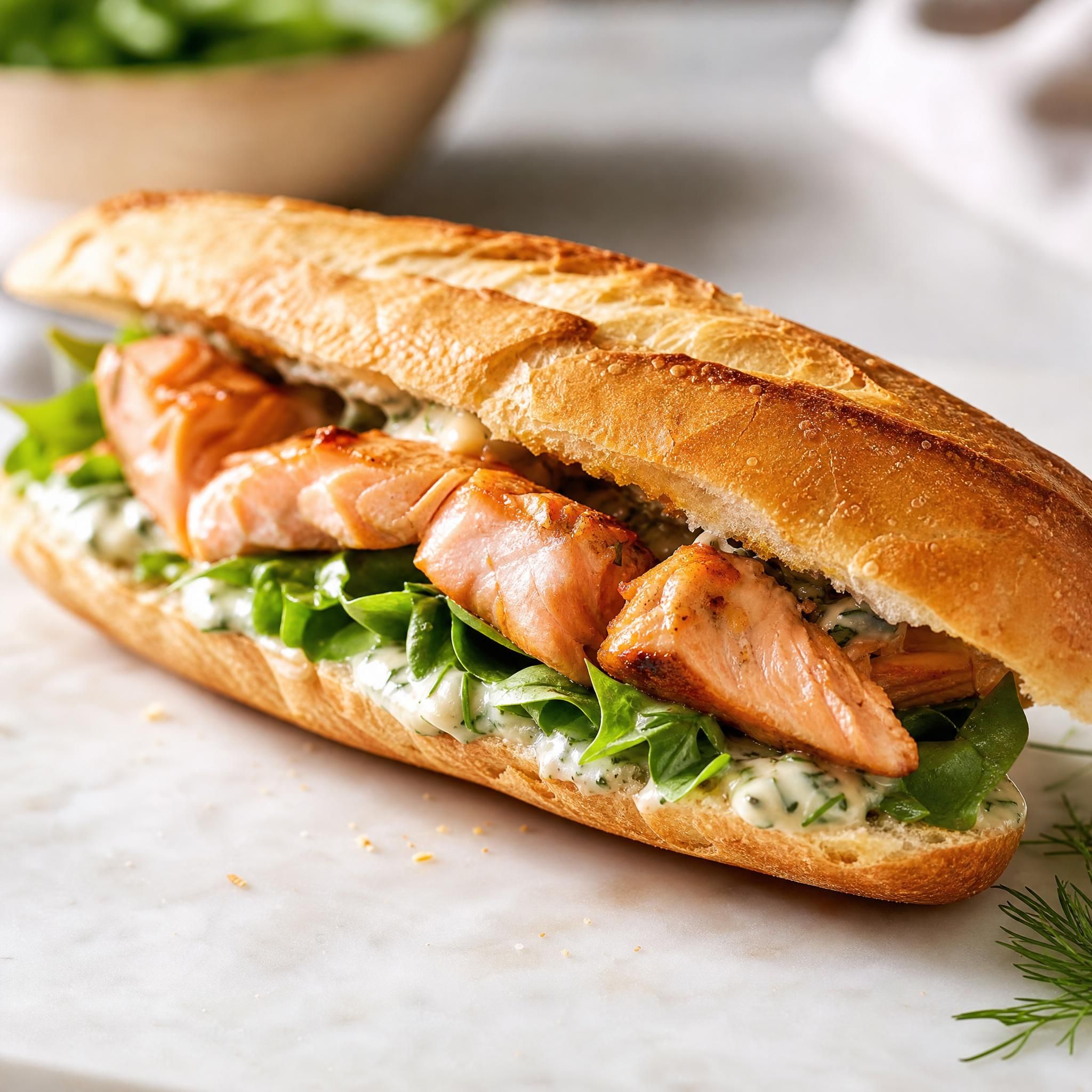 Baguettine saumon