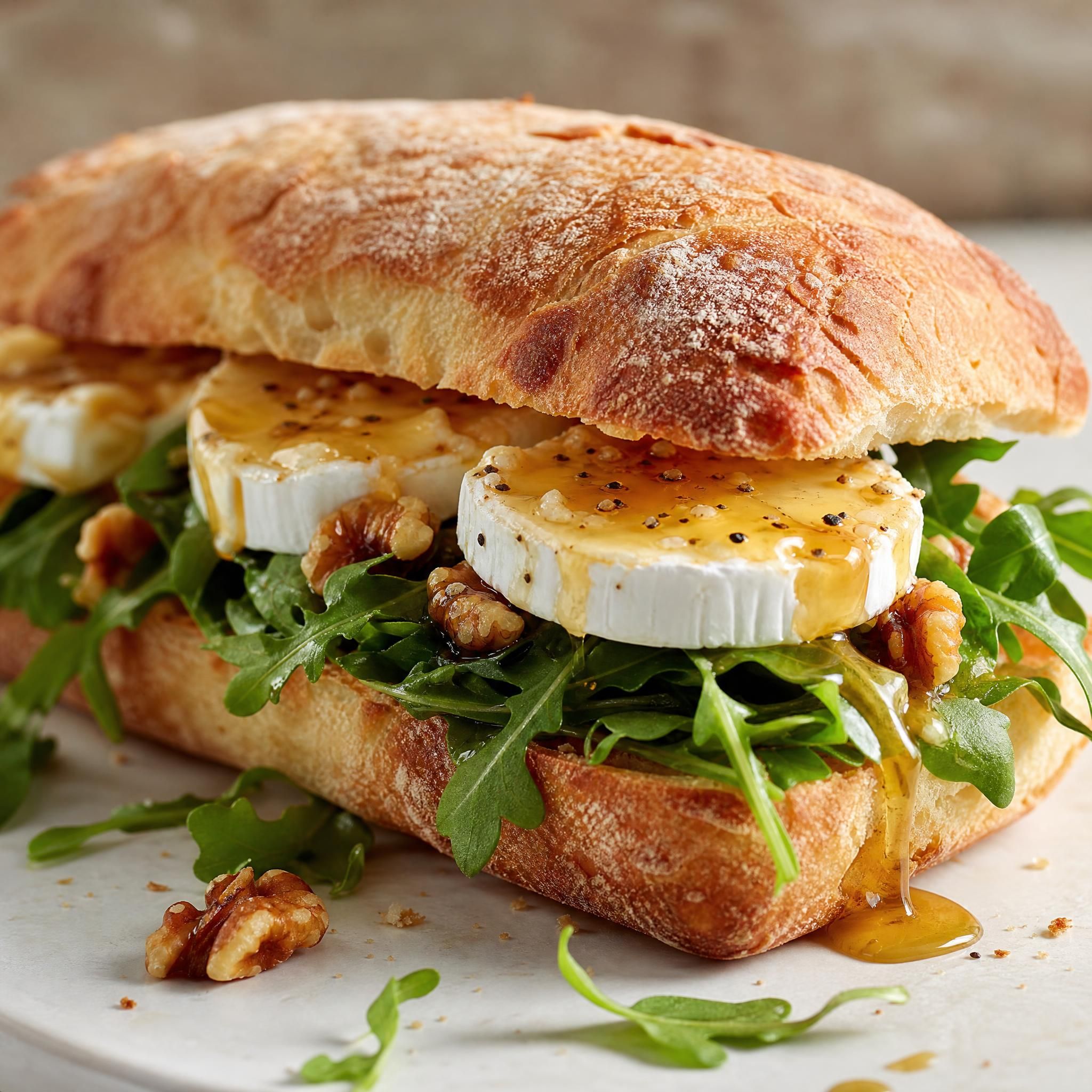Ciabatta chèvre miel